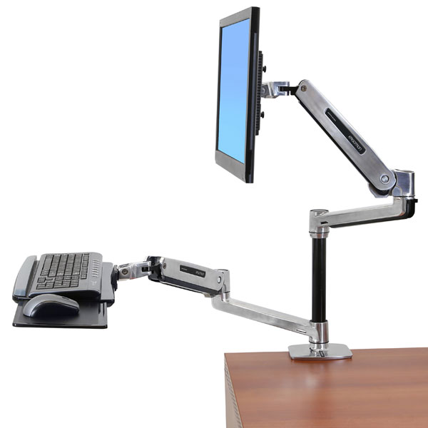 Computer Monitor Stand For Desk  Ergotron LX Desk Monitor Arm
