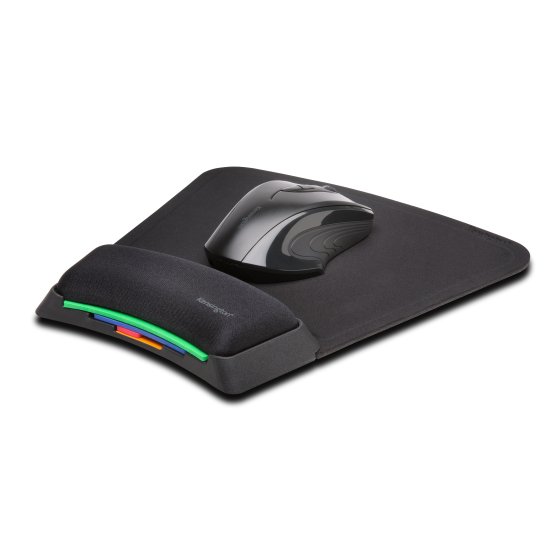 Kensington SmartFit Mouse Pad with adjustable wrist rest for personalized comfort.